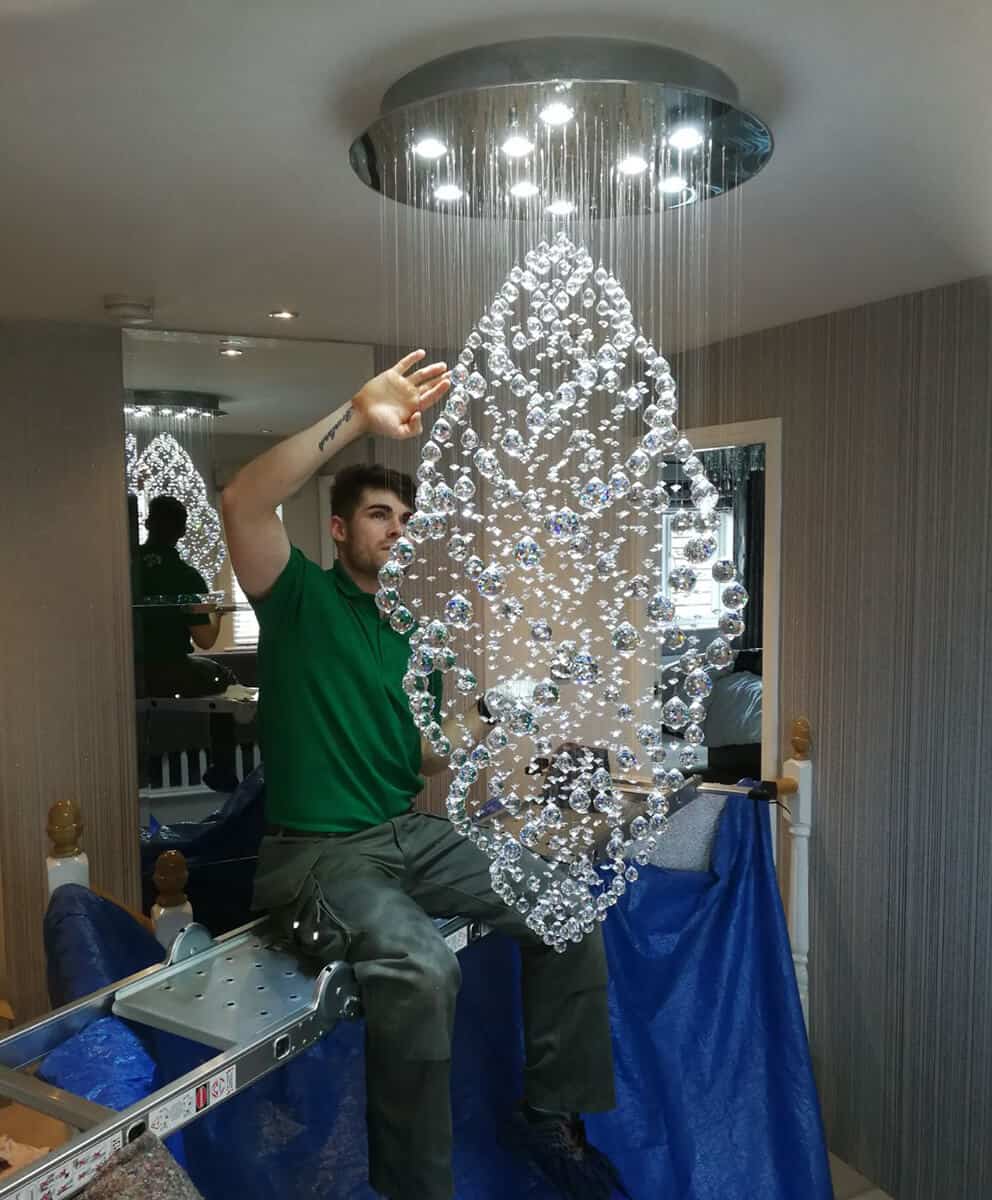 professional chandelier cleaning